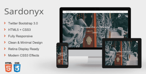 Sardonyx - Fully Responsive Business Template