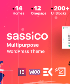 Sassico - Saas Startup Multipurpose WordPress Theme