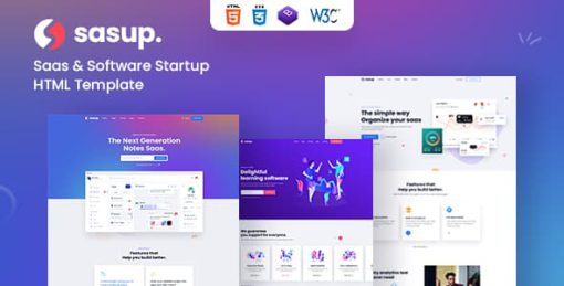 Sasup - Sass Landing HTML5 Template