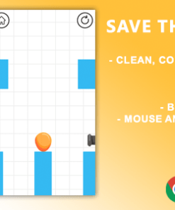 Save The Balloon. Mobile, Html5 Game .c3p (Construct 3)