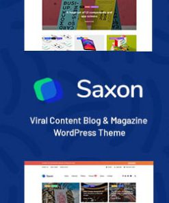 Saxon - Viral Content Blog & Magazine Marketing WordPress Theme