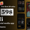 SayHi - A complete social media platform for your next Tiktok/Instagram/Facebook/Snapchat,
