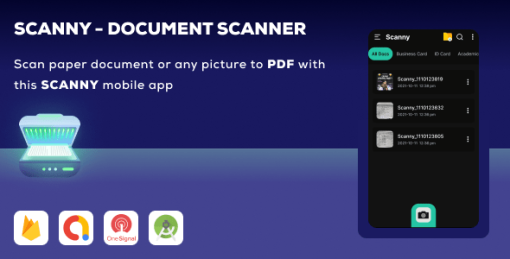 Scanny Document Scanner - PDF Scanner + A Premium Android document Scanner