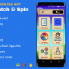 Scratch & Spin to Win Android App with Earning System (Admob, Facebook, Start App Ads)