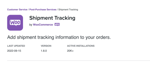 Shipment Tracking