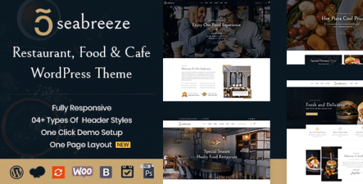 Seabreeze - Restaurant and Cafe WordPress Theme