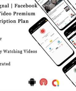 Secure VPN | OneSignal | Facebook Ads | Admob Ads | Video Premium Unlock | VPN Subscription Plan