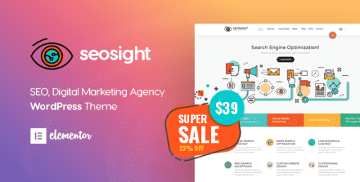 Seosight - Digital Marketing Agency WordPress Theme