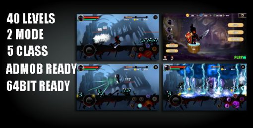 Shadow Soul Knight Unity Complete Project(40 Levels)