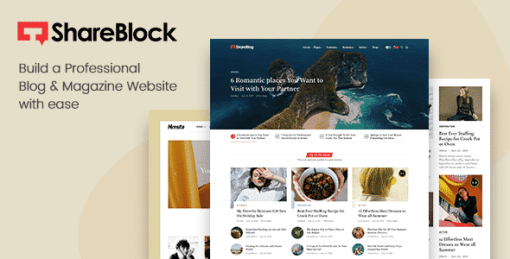 ShareBlock - Magazine & Blog WordPress Theme