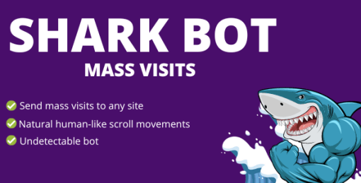 SharkBotVisit - Bot to send massive visits to any site needs