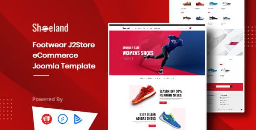 Shoe Land - Footwear J2Store Joomla Ecommerce Template
