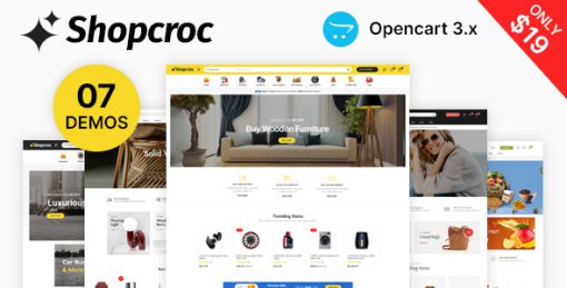 Shopcroc - Multipurpose OpenCart Theme