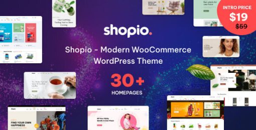 Shopio - Multipurpose WooCommerce WordPress Theme