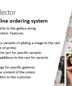Shopping cart - online ordering system plugin for Photo Selector