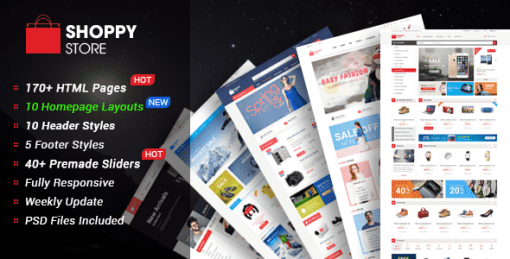 ShoppyStore - Multipurpose eCommerce HTML5 Template