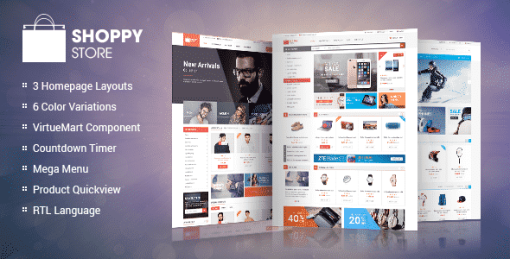 ShoppyStore -  Responsive Multipurpose VirtueMart Theme