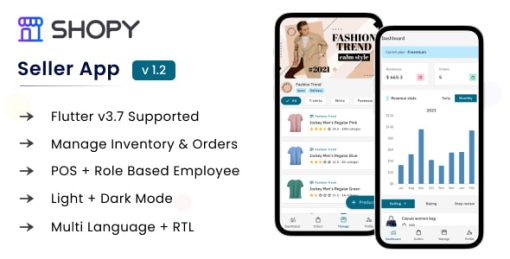 Shopy -  Seller Flutter App