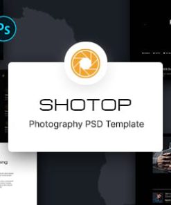 SHOTOP - Photography PSD Template