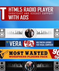 SHOUT - HTML5 Radio Player With Ads - ShoutCast and IceCast Support