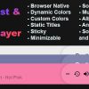 Shoutcast & Icecast Radio Player with Song History