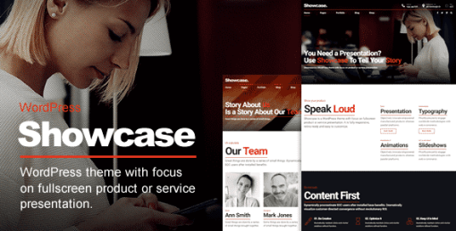 Showcase - Fullscreen Slides Wordpress Theme