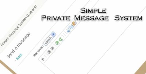 Simple Private Message System