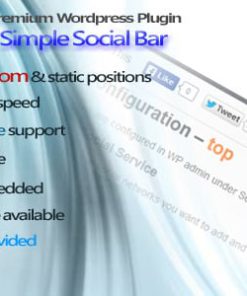 Simple Social Bar