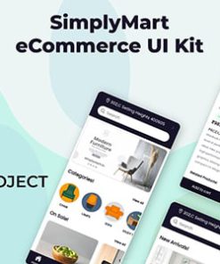 SimplyMart Mobile App Template | Android App + Ecommerce iOS App Template | Angular 10 | Ionic 5