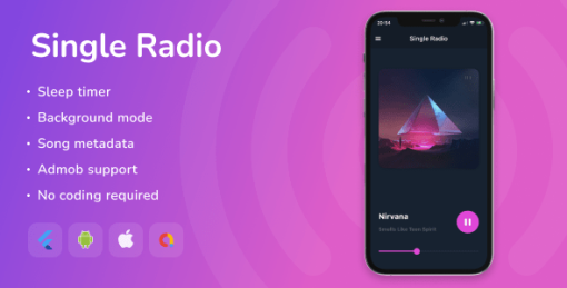 Single Radio - Flutter Full App