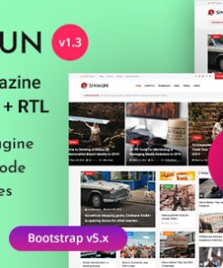 Sinmun - News Magazine & Blogging HTML Template