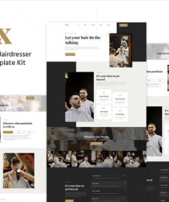 Sixx - Barbershop & Hairdresser Elementor Template Kit