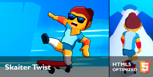Skaiter Twist - hypercasual HTML5 game