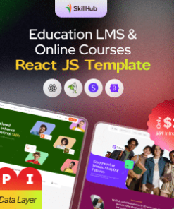 Skill Hub - React Education LMS & Online Courses Template