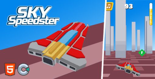 Sky Speedster - HTML5 Game (Construct 3)