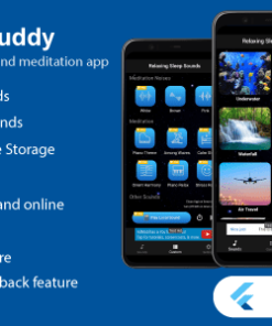SleepBuddy: Sleep Sounds and Meditation Flutter App