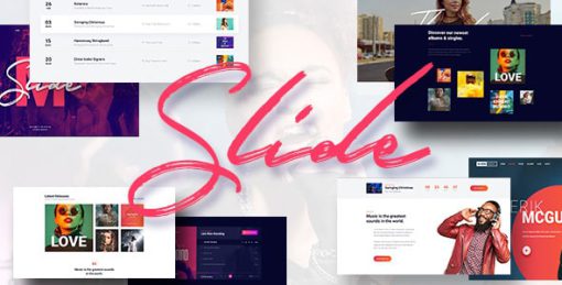Slide - Music WordPress Theme