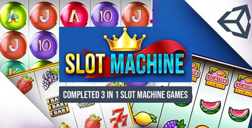 Slot Machine- Combo 3 In 1 Unity Casino Game