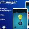Smart Flashlight + Strobe Effect With Battery Percentage + Temperature + Composs