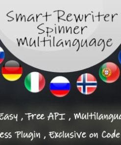 Smart Re-writer Spinner Multilanguage WPlugin