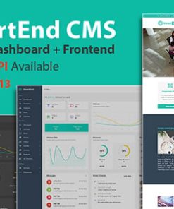 SmartEnd CMS - Laravel Admin Dashboard with Frontend and Restful API