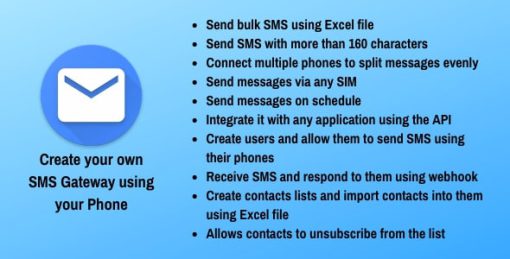 SMS Gateway - Use Your Phone as SMS Gateway