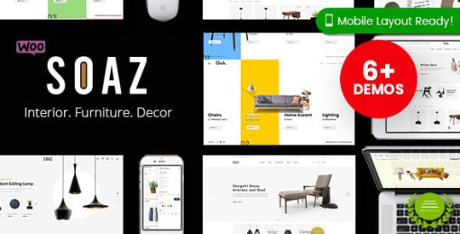 Soaz - Furniture Store WordPress WooCommerce Theme (Mobile Layout Ready)