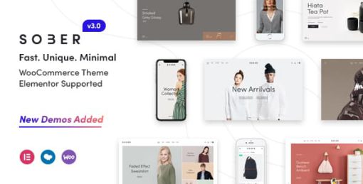 Sober - WooCommerce WordPress Theme