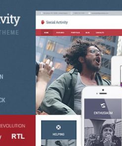 Social Activity - Politics & Activism WP Theme