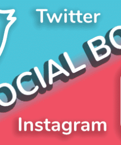 Social Bot - Instagram and Twitter Bot