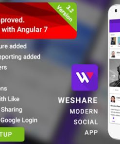 Social Media Sharing Android App with Angular Admin | Laravel (PHP) Backend | Complete App | WeShare