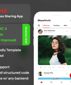 Social Network App Template| Video Story, Chats, Group Chats| Android + iOS |IONIC 5