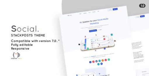 Social – Theme for Stackposts and GramEasy