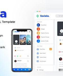 Sociala - Social Network App HTML Template